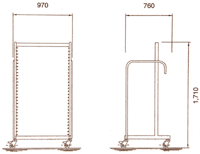 picture of a mobile kitting frame